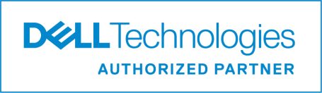 Logo von Dell Technologies mit dem Zusatz "Authorized Partner".